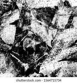 Grunge background black and white. Texture of scratches, chips, cracks, dirt. Abstract monochrome surface. Dirty worn-out surface