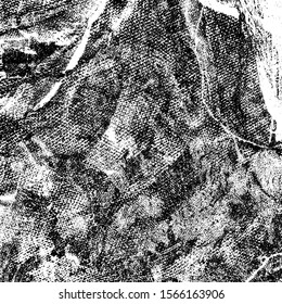 Grunge background black and white. Texture of scratches, chips, cracks, dirt. Abstract monochrome surface. Dirty worn-out surface