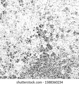 Grunge background black and white. Texture of scratches, chips, scuffs, cracks. Old vintage worn surface