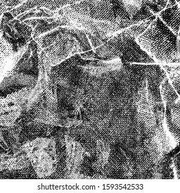 Grunge background black and white. Texture of scratches, chips, cracks, dirt. Abstract monochrome surface. Dirty worn-out surface