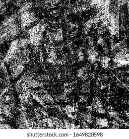 Grunge background black and white. Texture of scratches, chips, cracks, dirt. Abstract monochrome surface. Dirty worn-out surface