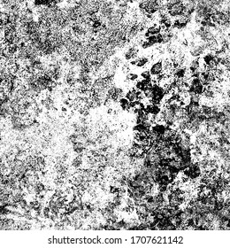 Grunge background black and white. Texture of scratches, chips, scuffs, cracks. Old vintage worn surface