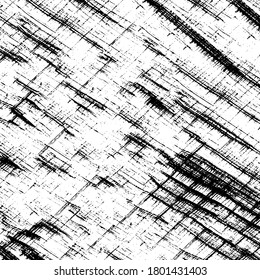 Grunge background black and white. Texture of scratches, chips, cracks, dirt. Abstract monochrome surface. Dirty worn-out surface