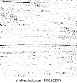 Grunge background black and white. Texture of chips, cracks, scratches, scuffs, dust, dirt. Dark monochrome surface. Old vintage vector pattern