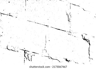 Grunge background black and white. Texture of chips, cracks, scratches, scuffs, dust, dirt. Dark monochrome surface. Old vintage vector pattern. EPS 10.
