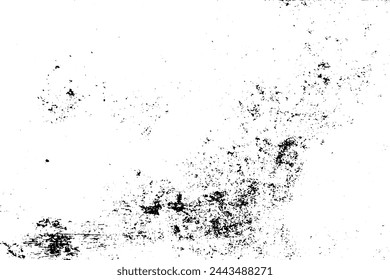 Grunge background of black and white texture. Abstract pattern of elements. Monochrome print and design.