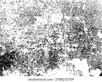 Grunge fondo blanco y negro. Textura de astillas, grietas, arañazos, rayones, polvo, suciedad. Patrón de Vector de grietas, astillas, rayones. Abstractas superficie vintage.