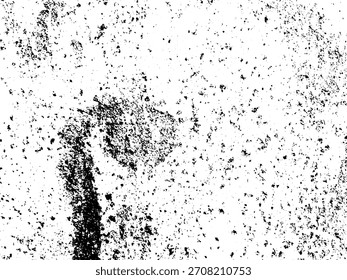 Grunge fondo blanco y negro. Textura de astillas, grietas, arañazos, rayones, polvo, suciedad. Patrón de Vector de grietas, astillas, rayones. Abstractas superficie vintage.
