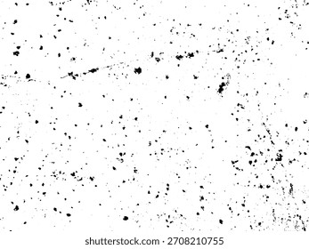 Grunge fondo blanco y negro. Textura de astillas, grietas, arañazos, rayones, polvo, suciedad. Patrón de Vector de grietas, astillas, rayones. Abstractas superficie vintage.
