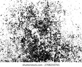Grunge fondo blanco y negro. Textura de astillas, grietas, arañazos, rayones, polvo, suciedad. Patrón de Vector de grietas, astillas, rayones. Abstractas superficie vintage.