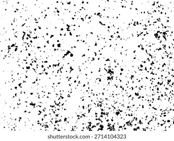 Grunge fondo blanco y negro. Textura de astillas, grietas, arañazos, rayones, polvo, suciedad. Patrón de Vector de grietas, astillas, rayones. Abstractas superficie vintage aislada sobre fondo blanco. EPS10.