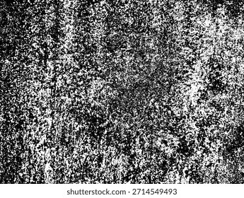 Fundo Grunge preto e branco. Textura de lascas, rachaduras, arranhões, arranhões, pó, sujeira .Vetor padrão de rachaduras, lascas, arranhões. Superfície vintage abstrata isolada em fundo branco.EPS10.