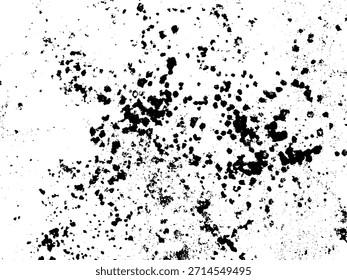 Grunge fondo blanco y negro. Textura de astillas, grietas, arañazos, rayones, polvo, suciedad. Patrón de Vector de grietas, astillas, rayones. Abstractas superficie vintage aislada sobre fondo blanco. EPS10.