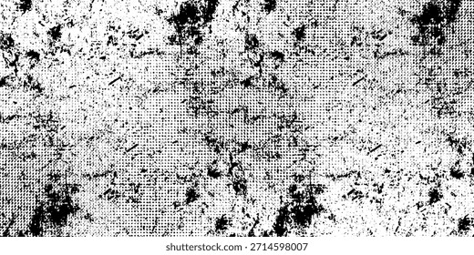 Grunge fondo blanco y negro. Textura de astillas, grietas, arañazos, rayones, polvo, suciedad. Patrón de buen concepto de papel monocromático oscuro