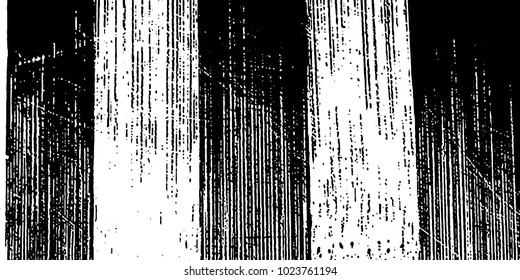 Grunge background black and white vector. Abstract texture of dust, dirt, stains