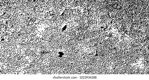 Grunge background black and white vector. Abstract texture of dust, dirt, stains
