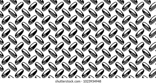 Grunge background black and white vector. Abstract texture of dust, dirt, stains