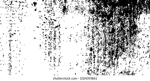 Grunge background black and white vector. Abstract texture of dust, dirt, stains