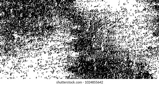 Grunge background black and white vector. Abstract texture of dust, dirt, stains