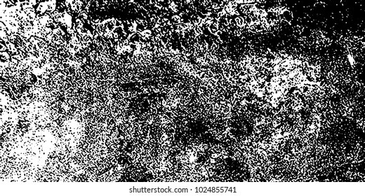 Grunge background black and white vector. Abstract texture of dust, dirt, stains