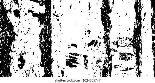 Grunge background black and white vector. Abstract texture of dust, dirt, stains