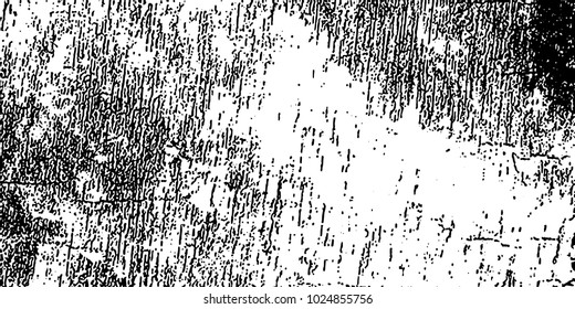 Grunge background black and white vector. Abstract texture of dust, dirt, stains