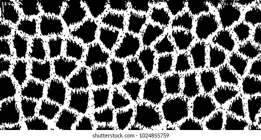 Grunge background black and white vector. Abstract texture of dust, dirt, stains