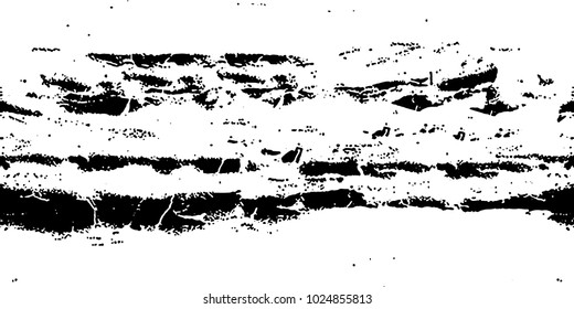Grunge background black and white vector. Abstract texture of dust, dirt, stains