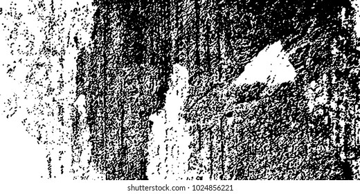 Grunge background black and white vector. Abstract texture of dust, dirt, stains