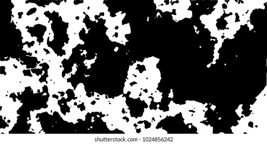 Grunge background black and white vector. Abstract texture of dust, dirt, stains