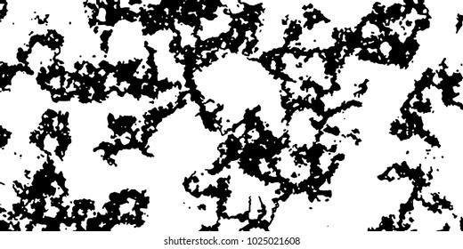 Grunge background black and white vector. Abstract texture of dust, dirt, stains