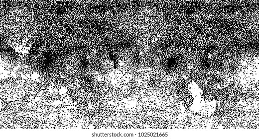 Grunge background black and white vector. Abstract texture of dust, dirt, stains