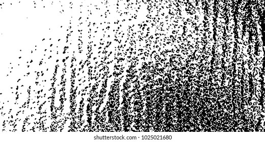 Grunge background black and white vector. Abstract texture of dust, dirt, stains