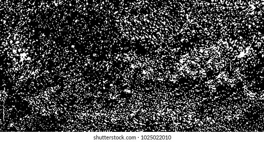 Grunge background black and white vector. Abstract texture of dust, dirt, stains