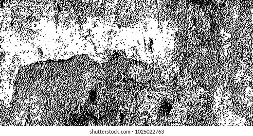Grunge background black and white vector. Abstract texture of dust, dirt, stains