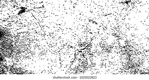 Grunge background black and white vector. Abstract texture of dust, dirt, stains