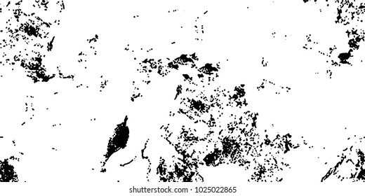 Grunge background black and white vector. Abstract texture of dust, dirt, stains