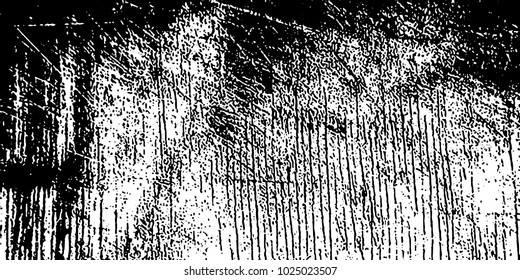 Grunge background black and white vector. Abstract texture of dust, dirt, stains