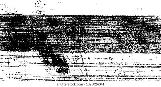 Grunge background black and white vector. Abstract texture of dust, dirt, stains