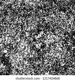Grunge background black and white. Vector abstract dirty pattern. Monochrome vintage surface in cracks, spots, chips. Gloomy design of an old wall in horror style