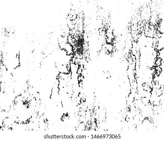 Grunge background black and white. Vector abstract monochrome vintage surface in cracks, spots, chips. 