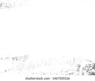 Grunge background is black and white. Vector abstract texture of old surface
