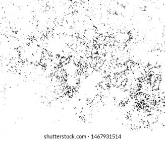 Grunge background black and white. Vector abstract monochrome vintage surface in cracks, spots, chips. 