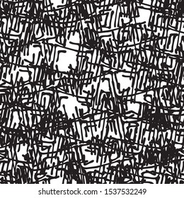 Grunge background black and white vector abstract seamless