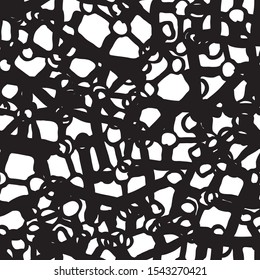 Grunge background black and white vector abstract seamless