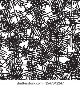 Grunge background black and white vector abstract seamless