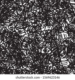 Grunge background black and white vector abstract seamless