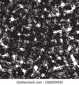 Grunge background black and white vector abstract seamless
