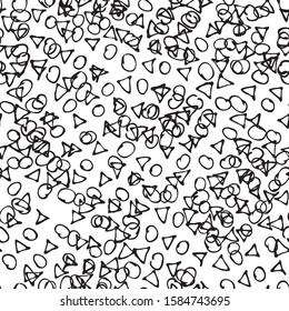 Grunge background black and white vector abstract seamless