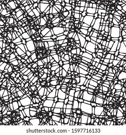 Grunge background black and white vector abstract seamless